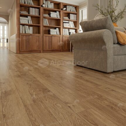 Каменно-полимерная плитка SPC Alpine Floor Grand Sequoia Village ECO 11-1007 Макадамия – дополнительное изображение продукта
