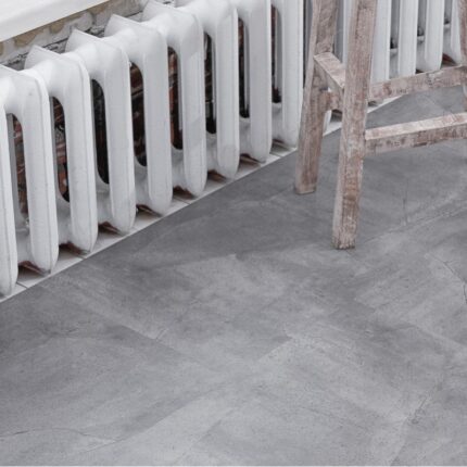 Кварцвиниловая плитка Vinilam Ceramo Stone Серый Бетон 61602 – главное изображение продукта
