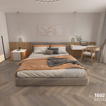 Каменно-полимерная SPC плитка Floorwood Authentic 1502 Оранжевый цветок – дополнительное изображение продукта