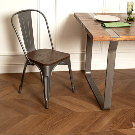 Кварцвиниловая плитка Vinilam Parquet Chevron Glue Шеврон Плезир I1651102 – главное изображение продукта