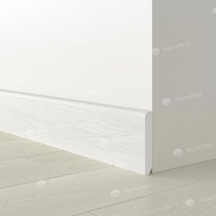 Кварцевый плинтус SPC Alpine Floor Parquet Light Белый SK 13-0 – главное изображение продукта